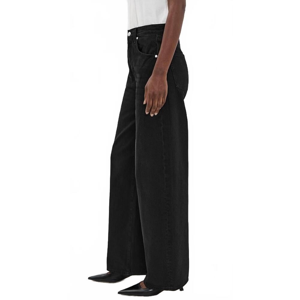 NEW PISTOLA tate high rise wide leg jeans in midnight hour - Picture 3 of 5